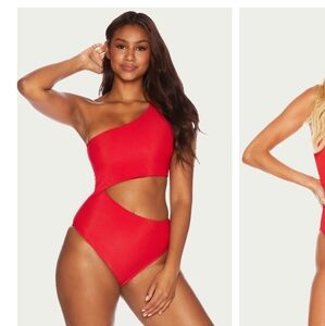 Beach riot red swimsuit